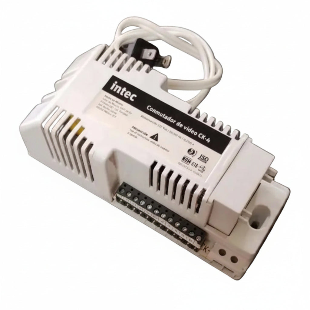 CONMUTADOR VIDEO P/2 TELECAMARAS Y 2 MONITORES CK-4 INTEC