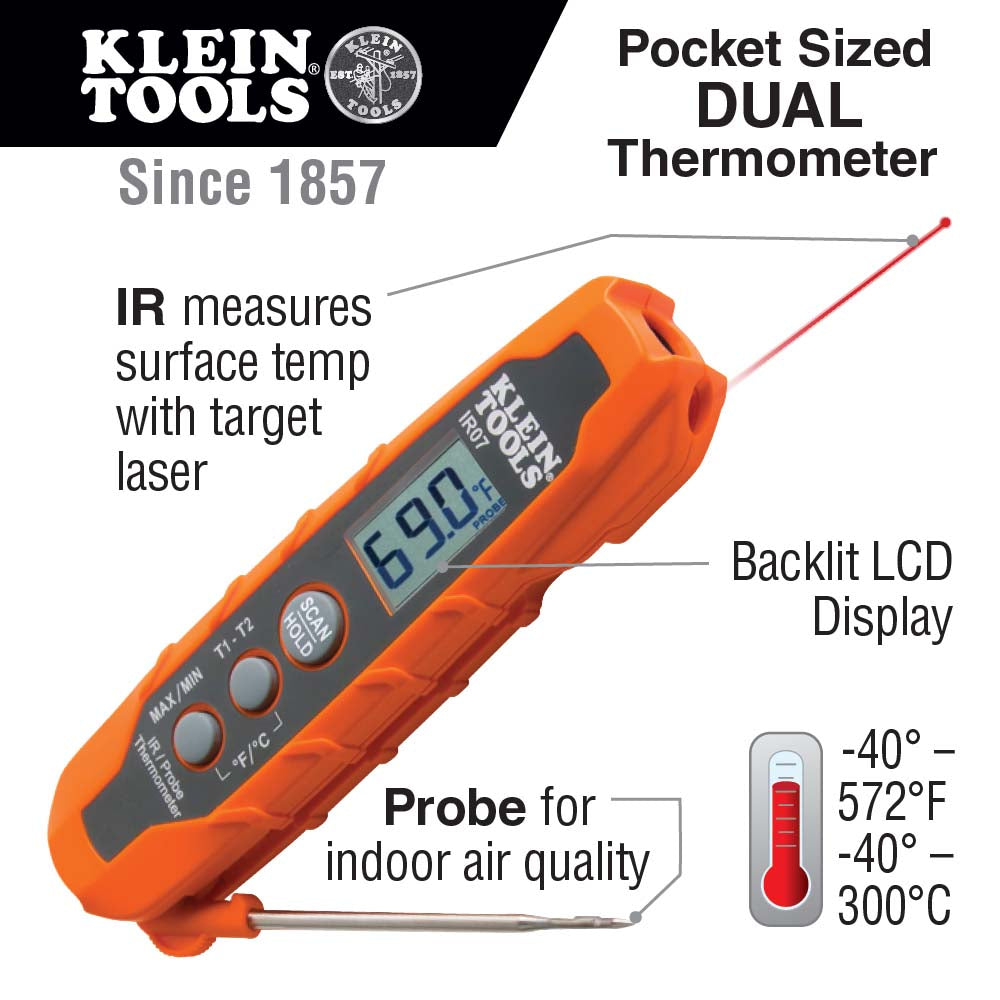 Kit de prueba electrica para sistemas HVAC CL320KIT Klein Tools