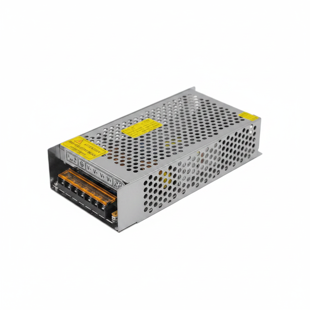 FUENTE DE PODER CONMUTADA PARA TIRA EXTRAPLANA 150W 110-220V CA IP 20