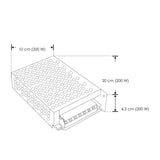 FUENTE DE ALIMENTACION CONMUTADA PARA TIRA  EXTRAPLANA  DE LED 160W 110-220V SALIDA  24VCC IP20