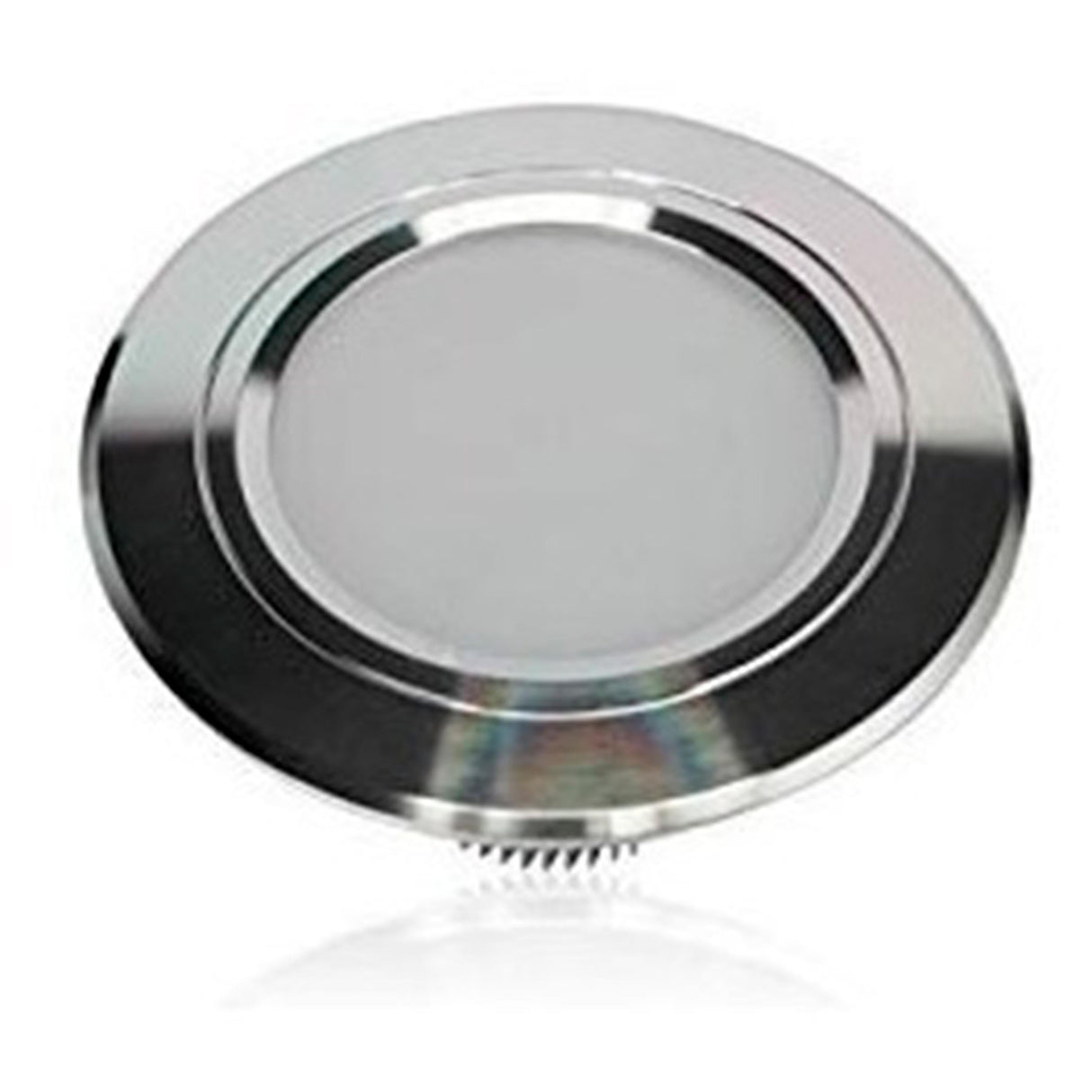 EMPOTRABLE ADURIZ FIJO LED  5W 3.5K NIQUEL *** EXHIBIDO ***