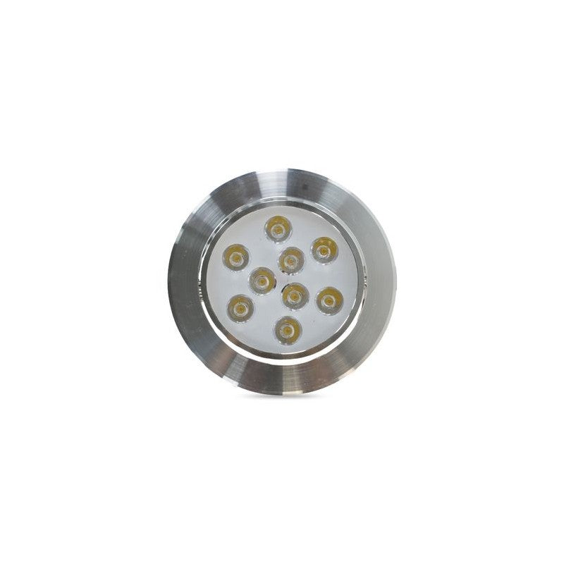 EMPOTRABLE ALBELDA DIRIGIBLE LED 9W 5000K NIQUEL ADESI *** EXHIBIDO ***