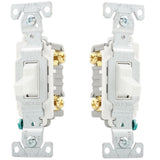 INT. TOGGLE 1P. 15A/120-277V. BLANCO CS115W *** OFRECER CS115-02W ***