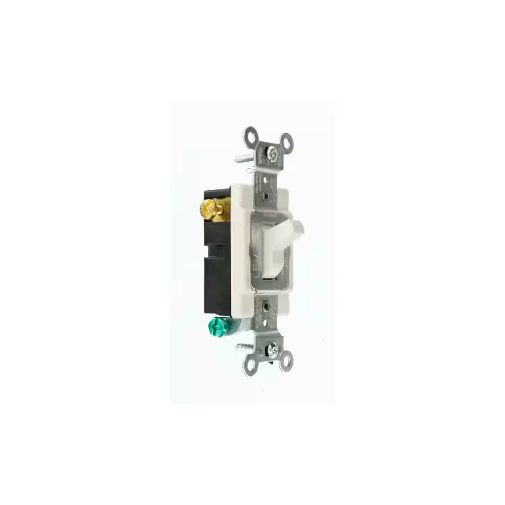 INT. PALANCA BLANCO 3VIAS 15A/120-277V. LATERAL CS315-02W *** OFRECER CS315W ***