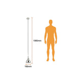 COLGANTE METÁLICO BAMBA TECNOLITE 1.98 METROS DE ALTURA POTENCIA MÁXIMA 60W BASE E27 NO INCLUYE FOCO ***HAE 2024*** ***HAE 2024***