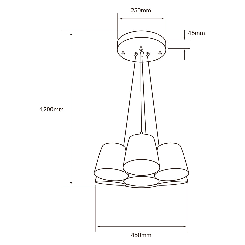 LUMINARIO SUSPENDIDO INTERIOR LED 5.5W/100-240V. ACERO BLANCO LAMEZIA IV *** PRODUCTOS CON EXISTENCIA NAVE 7 ***