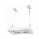 LUMINARIO SUSPENDIDO DOBLE BLANCO ***TECNOLITE HAE***