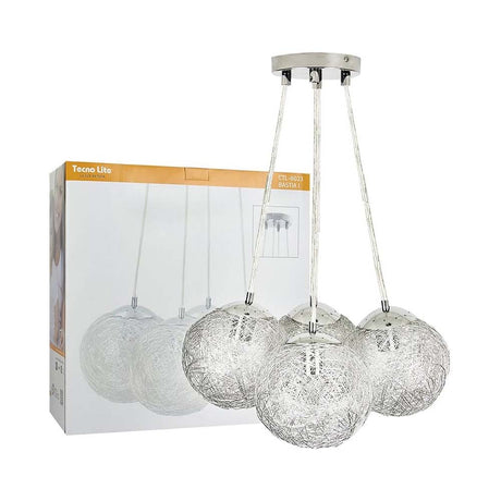 LÁMPARA DE INTERIOR PARA SUSPENDER BASTIA I BASE E27 ***TECNOLITE HAE***