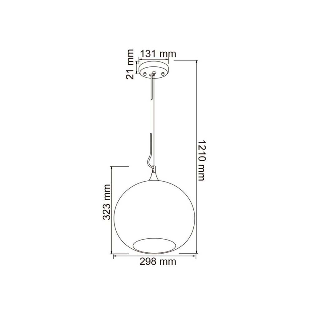 LUMINARIO SUSPENDIDO DECORATIVO 60W. E26 127V. CRISTAL ROJO LOMBILLO *** PRODUCTOS CON EXIST. NAVE 7 ***