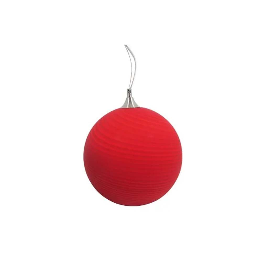 LUMINARIO SUSPENDIDO DECORATIVO 60W. E26 127V. CRISTAL ROJO LOMBILLO *** PRODUCTOS CON EXIST. NAVE 7 ***