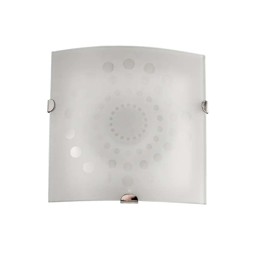 EXTRACTOR DE AIRE 4" ACABADO CRISTAL C/LAMPARA LED *** OFRECER 2904-CN ***
