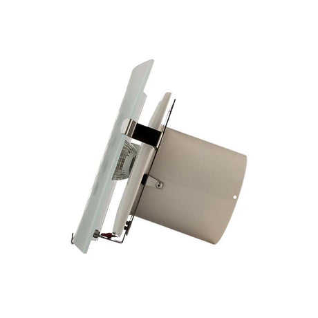 EXTRACTOR DE AIRE 4" ACABADO CRISTAL C/LAMPARA LED *** OFRECER 2904-CN ***