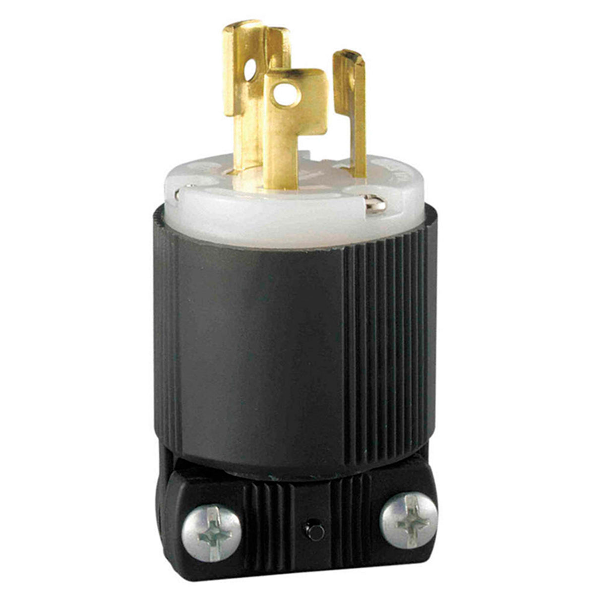 CLAVIJA "SAFETYGRIP" 2P 3H 15A 125VCA NEMA L5-15 GRADO INDUSTRIAL NEGRO