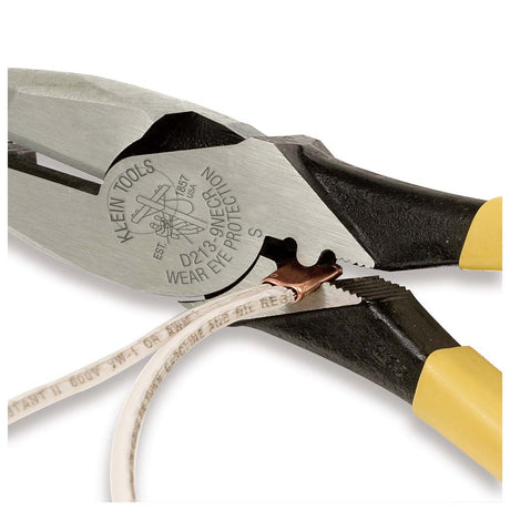 PINZAS DE ELECTRICISTA KLEIN TOOLS CON MATRIZ PONCHADORA 23.8 CENTÍMETROS DE LARGO