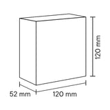 LUMINARIA LED 4W 350LM COLOR NEGRO 3000K DOBLE ANGULO IP65 100-240V