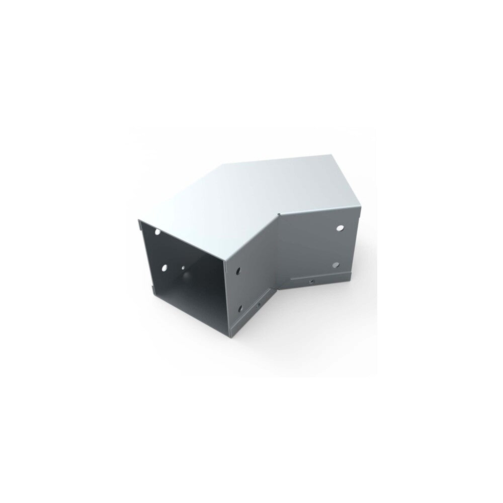 CODO 45 P/DUCTO 6.5X6.5CMS. GRIS MACSE