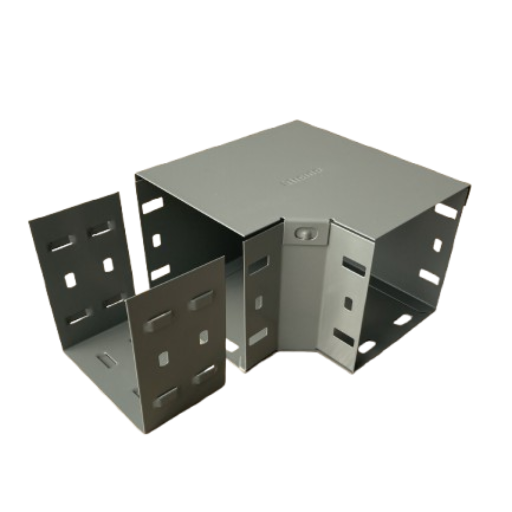 CODO P/DUCTO 10X10CMS. 90 GRIS MACSE *** OFRECER LD490LM ***