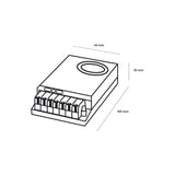 DRIVER LED 200W/12V. P/TIRA FLEXIBLE DRIVER-LED-12V-200W-PR