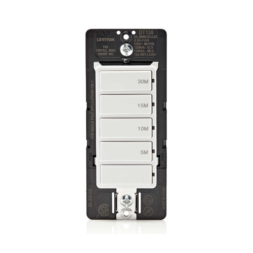 APAGADOR DE TIEMPO DECORA 30MIN. 600W/120V. LEVITON