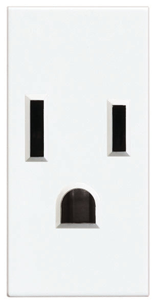 TOMACORRIENTE 2P+T CON PROTECCIÓN INFANTIL 15A 127-250V 1 MÓD.