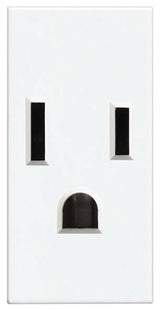 TOMACORRIENTE 2P+T CON PROTECCIÓN INFANTIL 15A 127-250V 1 MÓD.