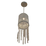 COLGANTE  1 X 60W CRISTAL BICELADO G9 CROMO ***HAE 2025***