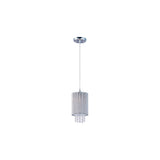 COLGANTE  1 X 60W CRISTAL BICELADO G9 CROMO ***HAE 2025***