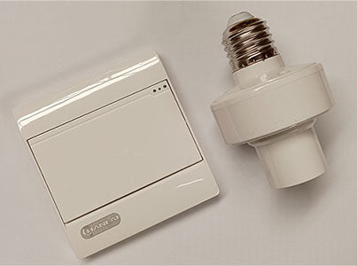 SOCKET CON APAGADOR A DISTANCIA MAX 10 MTS E27 127V TINLA 1 MLS0-03