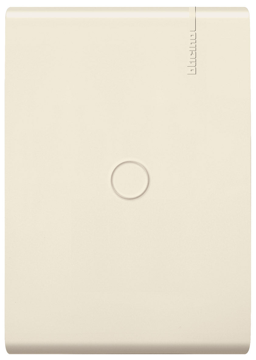 PLACA CIEGA CON PRE-RUPTURA Y CHASIS DE RESINA, COLOR MARFIL