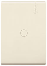 PLACA CIEGA CON PRE-RUPTURA Y CHASIS DE RESINA, COLOR MARFIL