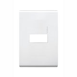 PLACA CON CHASIS RESINA 1 MODULO BLANCO