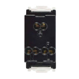 CONTACTO ESTEVEZ ALPHA 2 POLOS CON TIERRA 1 MÓDULO BLANCO