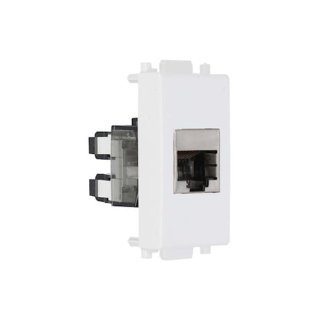 KIT DE 5 TOMAS DE CÓMPUTO DE 8 HILOS RJ45 BLANCO ALPHA ESTEVEZ