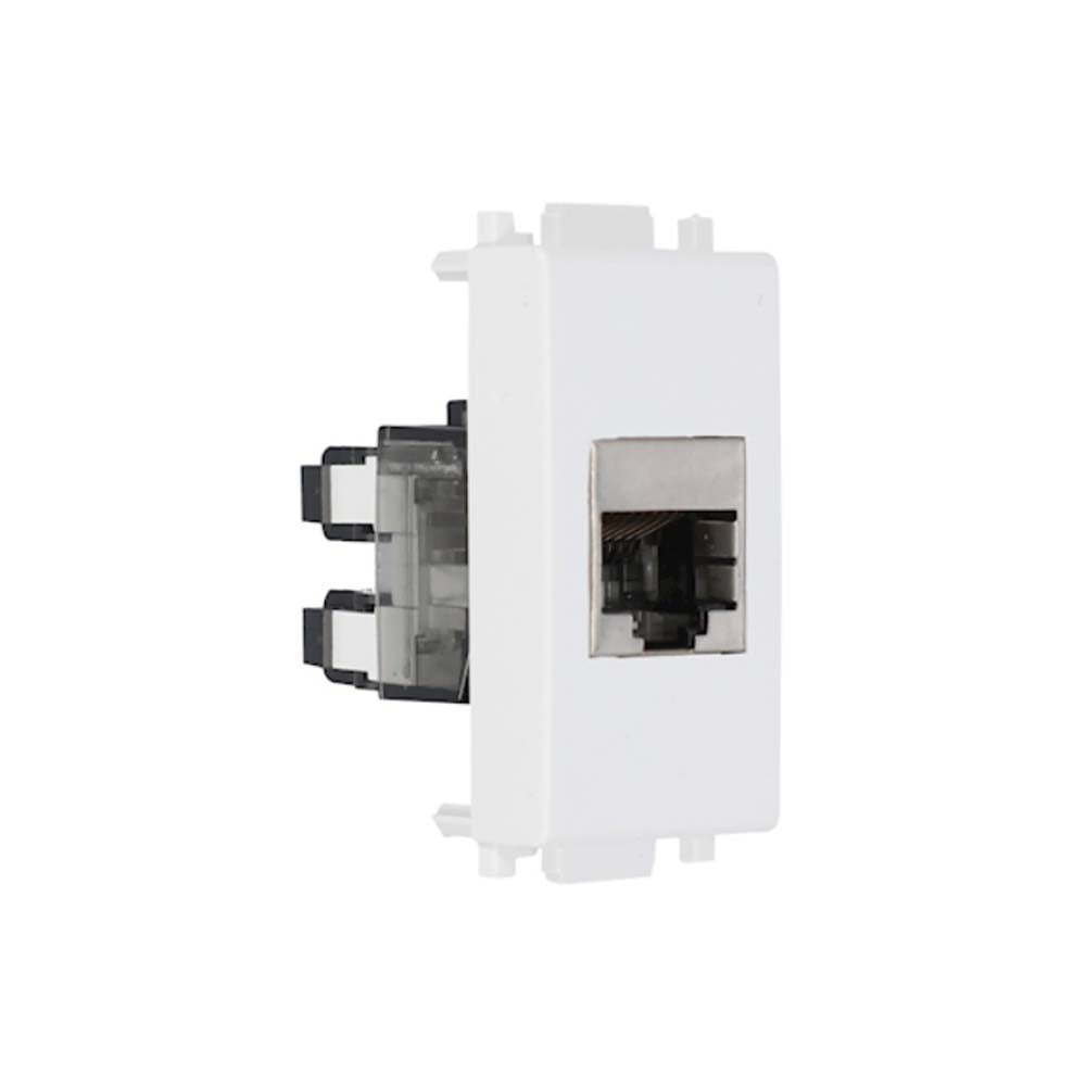 TOMA DE CÓMPUTO ESTEVEZ ALPHA DE 8 HILOS RJ45 BLANCO