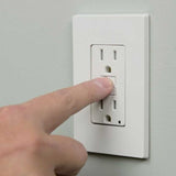 CONTACTO DÚPLEX ESTEVEZ ALPHA 2 POLOS CON FALLA A TIERRA BLANCO *** OFRECER GFTR1-00W ***