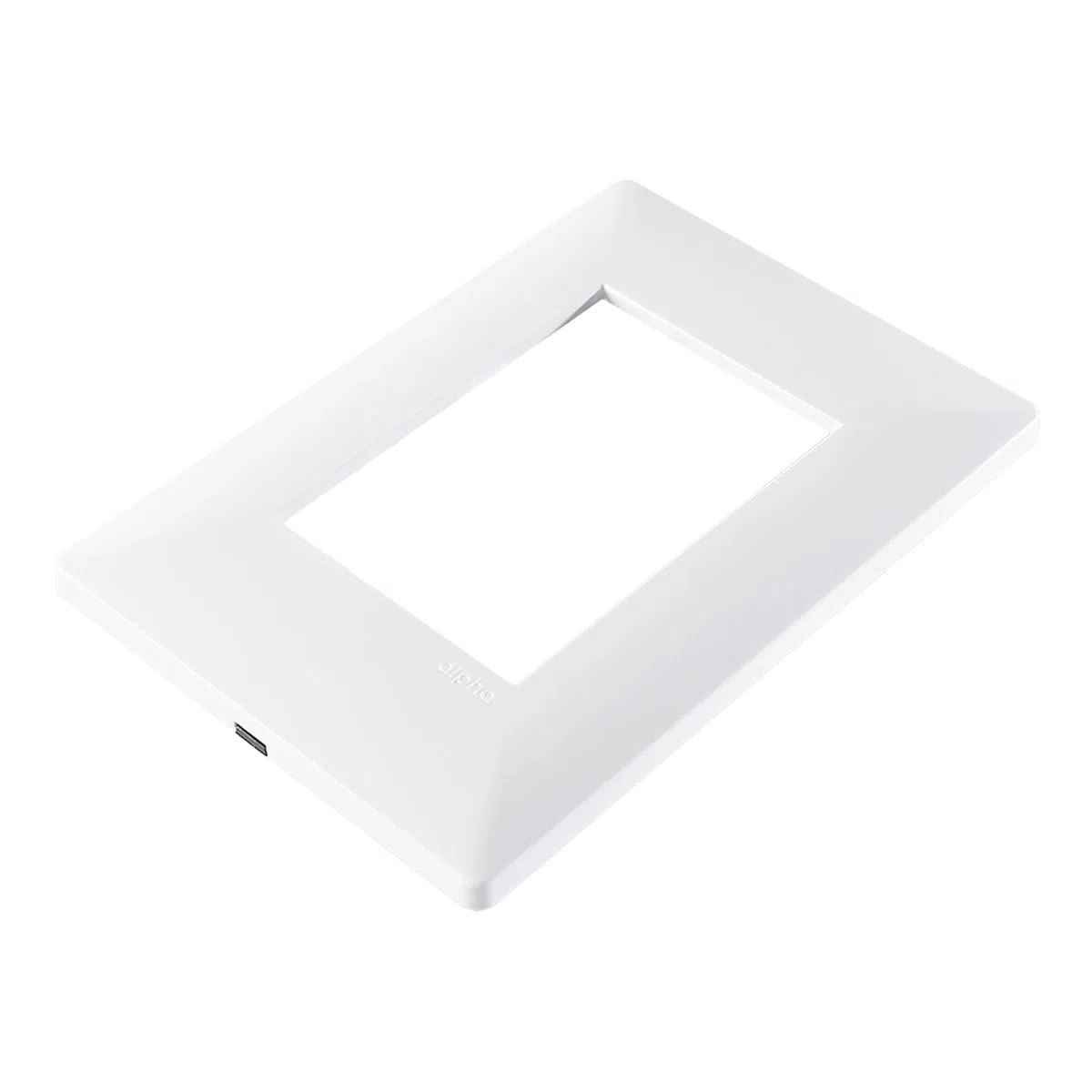 PLACA ESTEVEZ ALPHA 3 MÓDULOS BLANCO
