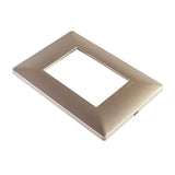 PLACA ESTEVEZ ALPHA 3 MÓDULOS CHAMPAGNE