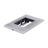 PLACA ESTEVEZ ALPHA 3 MÓDULOS SILVER