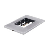 PLACA ESTEVEZ ALPHA 3 MÓDULOS SILVER