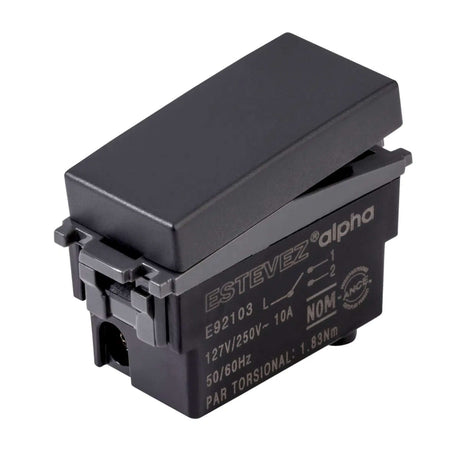 APAGADOR DE ESCALERA ESTEVEZ ALPHA SIN PILOTO NEGRO