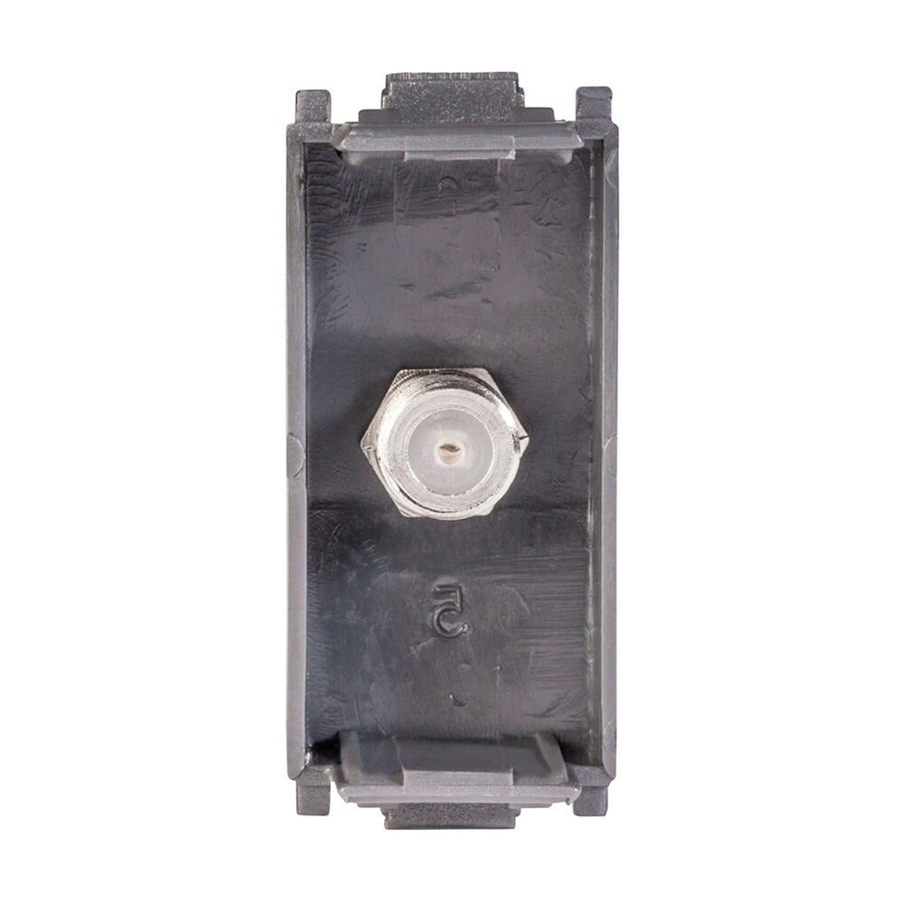 TOMA COAXIAL DE TV ESTEVEZ ALPHA NEGRO