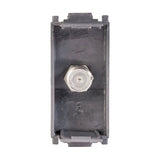 TOMA COAXIAL DE TV ESTEVEZ ALPHA NEGRO