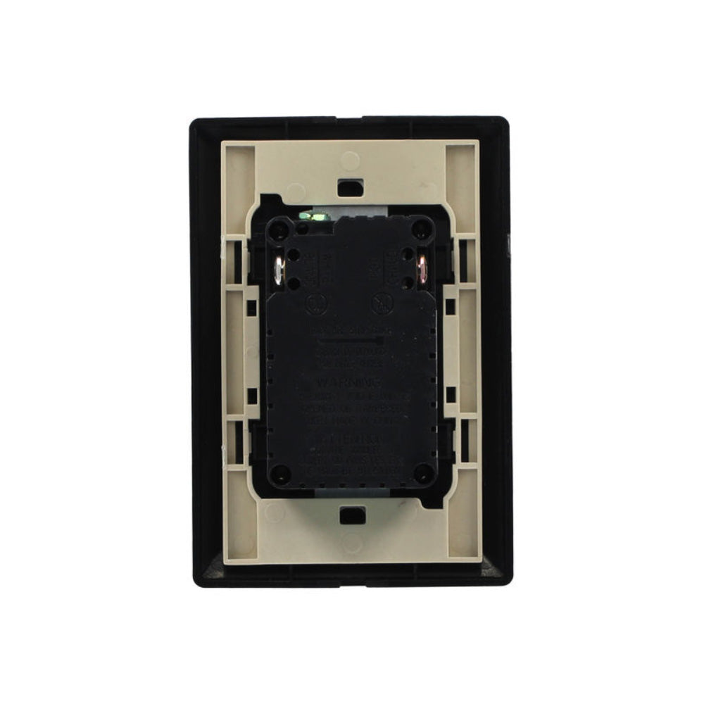 CONTACTO DUPLEX 2P+T 15A USBA 2.4A+USBC 3A PLACA BLACK ALPHA