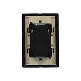 CONTACTO DUPLEX 2P+T 15A USBA 2.4A+USBC 3A PLACA BLACK ALPHA