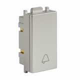 BOTÓN PARA TIMBRE ESTEVEZ ALPHA CAMPANA PLATA