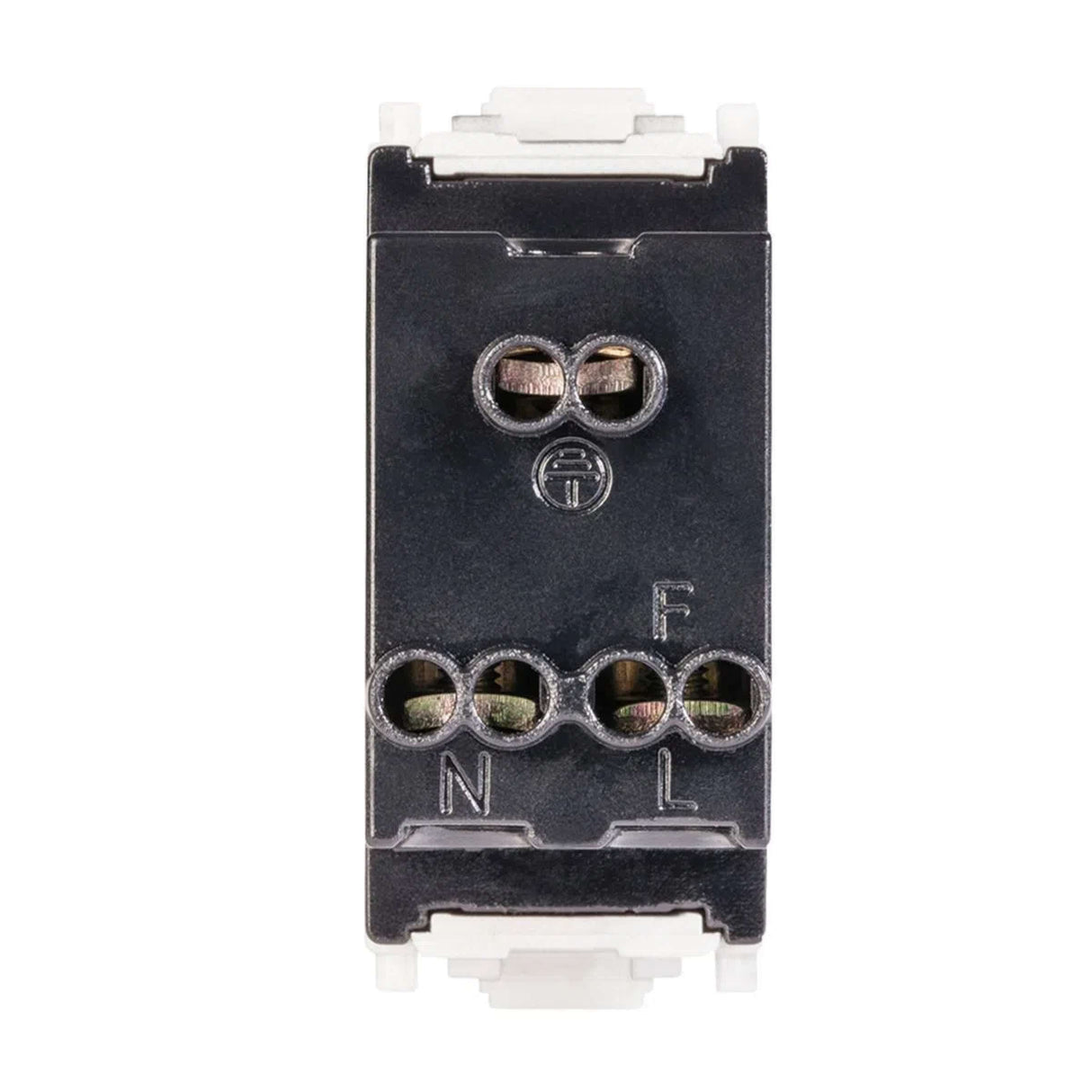 CONTACTO ESTEVEZ ALPHA 2 POLOS CON TIERRA 1 MÓDULO PLATA