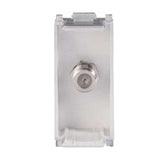 TOMA COAXIAL DE TV ESTEVEZ ALPHA PLATA