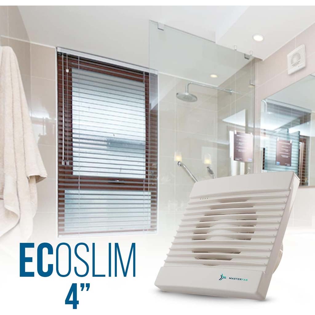 EXTRACTOR ECOSLIM 4 90 M/3H BLANCO ABS MASTERFAN *** OFRECER 1204-BL(ECO) O 2504 O INTER 4 O 48530 ***