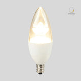 FOCO VELA B11 LED 6 W LUZ CALIDA BRILLANTE BASE E12 ATENUABLE