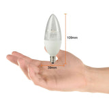 FOCO VELA B11 LED 6 W LUZ CALIDA BRILLANTE BASE E12 ATENUABLE